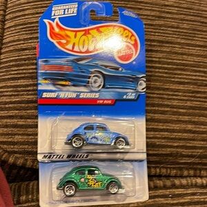 Mattel vintage hot wheel two Volkswagen collectible in original packaging